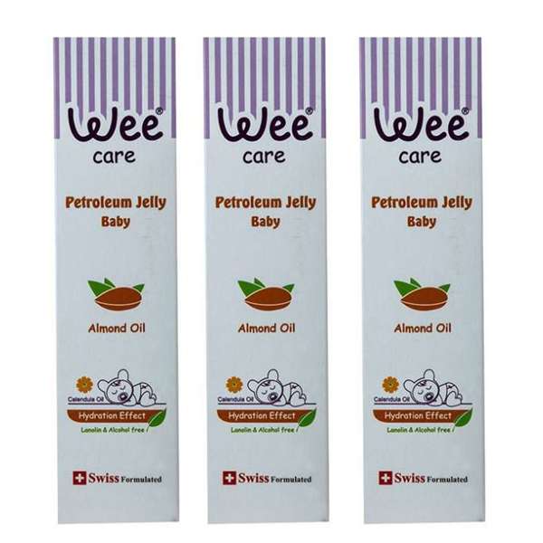 وازلین ژله‌ ای کودک وی کر مدل Almond Oil بسته 3 عددی