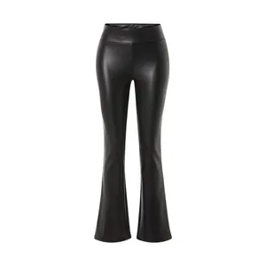 شلوار دم پا گشاد زنانه اسمارا مدل چرم 464222