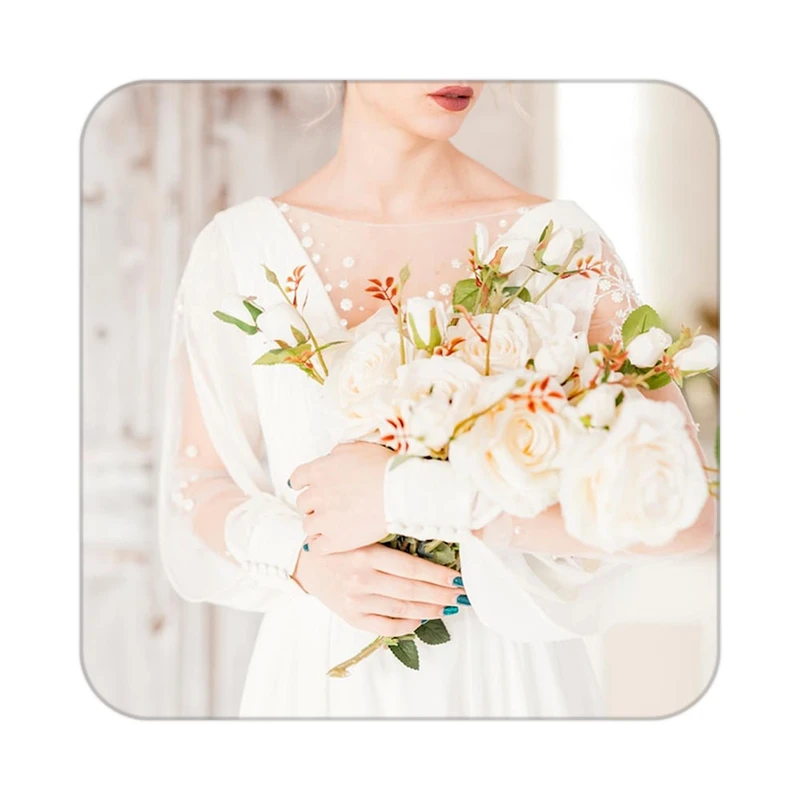 زیر لیوانی کاکتی طرح گل مدل mp19656