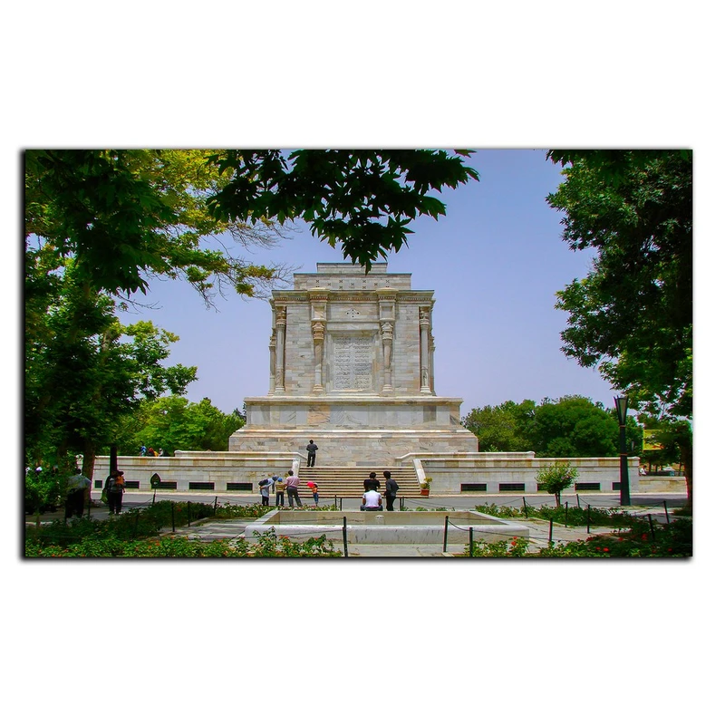 تابلو شاسی بکلیت طرح آرامگاه فردوسی توس مدل SH-8662