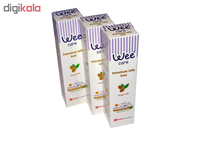وازلین ژله‌ ای کودک وی کر مدل Argan Oil بسته 3 عددی