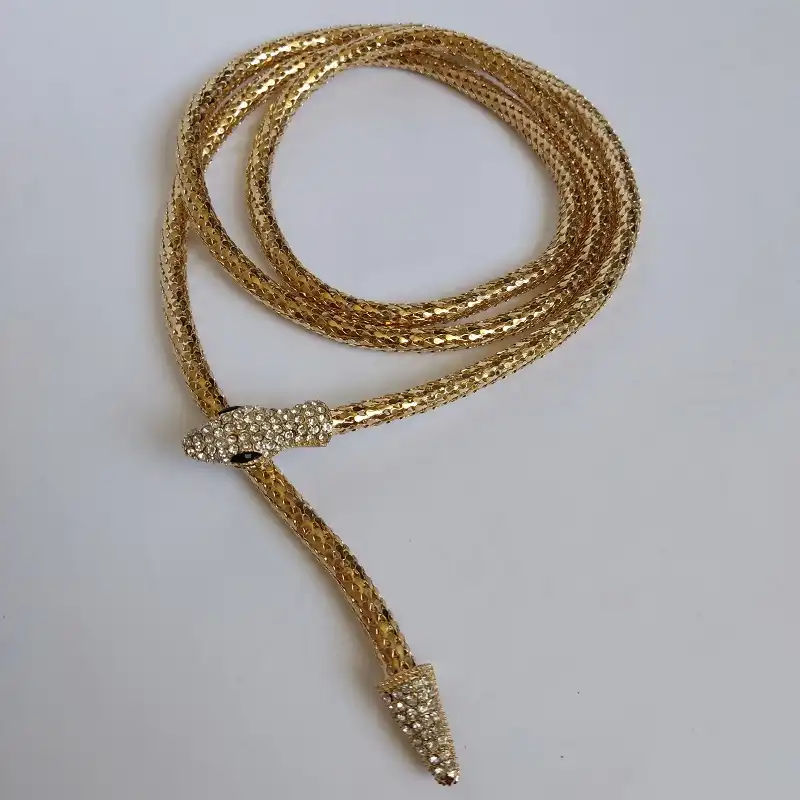 گردنبند زنانه مدل ماری بلند
