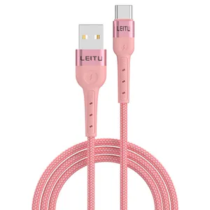 کابل تبدیل USB به USB-C لیتو مدل LD-20 طول 1 متر