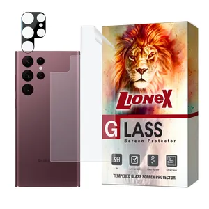 Lionex MTBFULL Nano Back Protector For Samsung Galaxy S22 Ultra With Camera Lens Protector