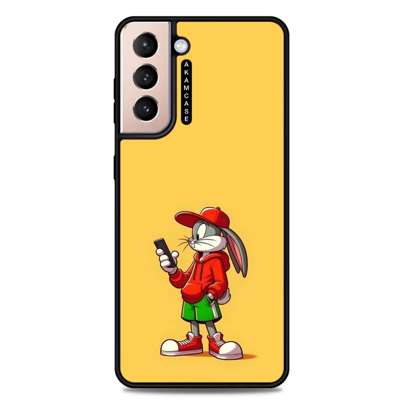 کاور آکام مدل AMC-WSGS21P-BUNNY-10 مناسب برای گوشی موبایل سامسونگ Galaxy S21 Plus