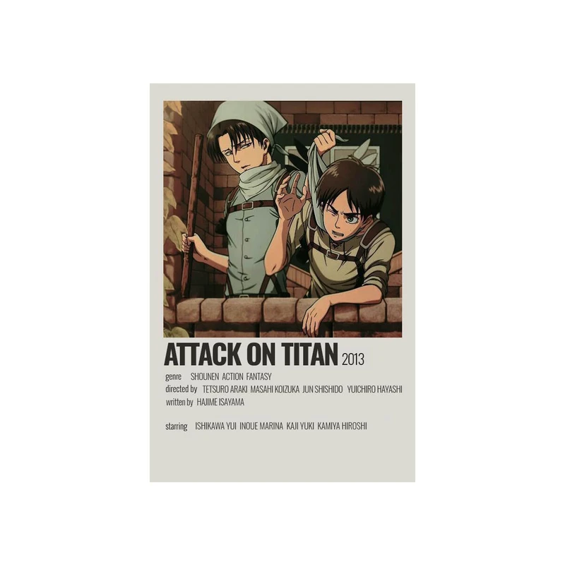 استیکر مدل انیمه طرح Attack On Titan