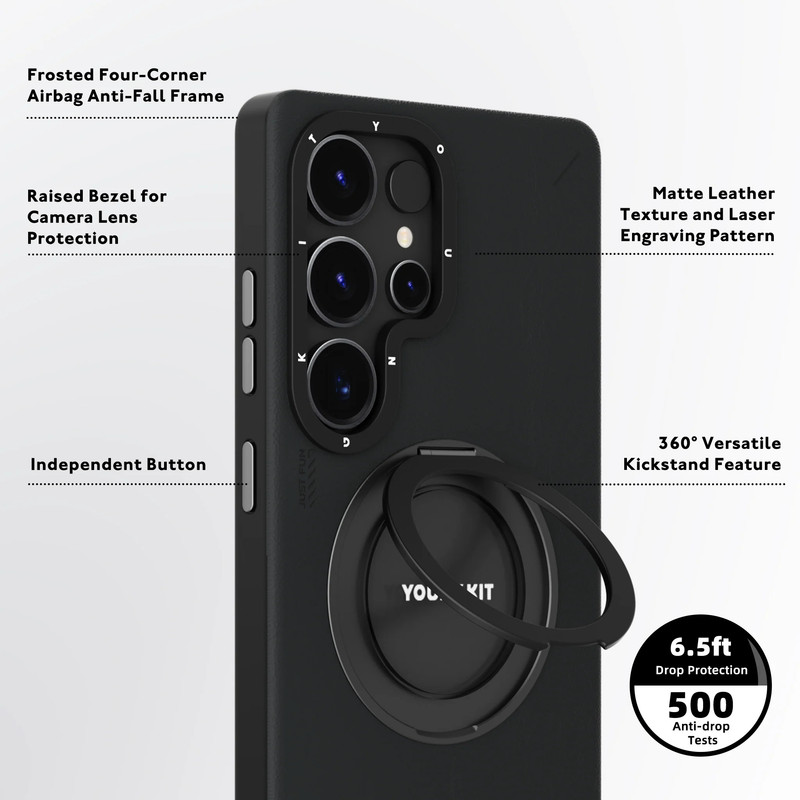 کاور یانگ کیت مدل Leather 360 مناسب برای گوشی سامسونگ Galaxy S25Ultra