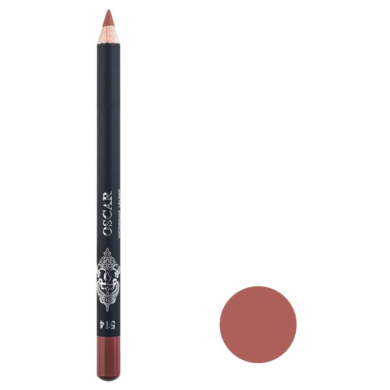 مداد لب اسکار مدل Waterproof Lipliner شماره 514