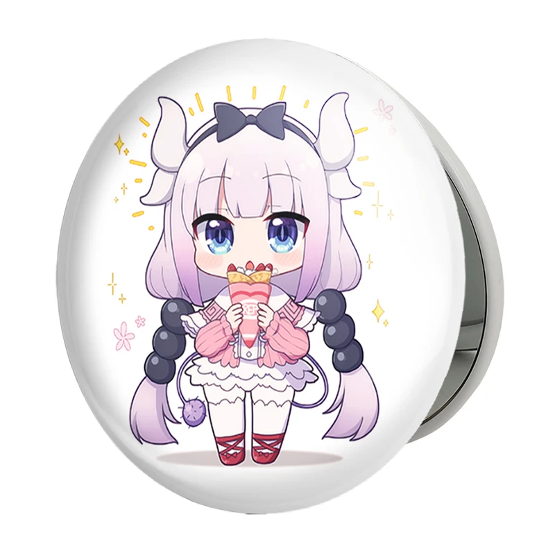 آینه جیبی خندالو طرح کانا انیمه اژدهای خدمتکار کوبایاشی مدل تاشو کد 36334