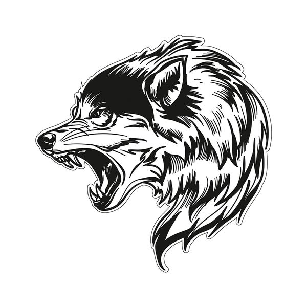 استیکر تزئینی لپ تاپ طرح wolf استیکر تزئینی لپ تاپ طرح wolf