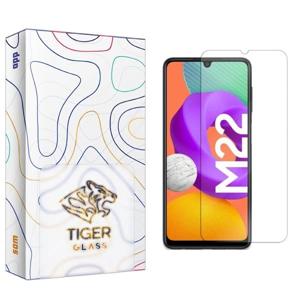 محافظ صفحه نمایش تایگر گلس مدل APL2 مناسب برای گوشی موبایل سامسونگ Galaxy M22