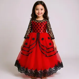 پیراهن دخترانه مدل کفشدوزک