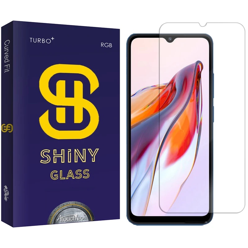محافظ صفحه نمایش شیشه ای آتوچبو مدل Shiny مناسب برای گوشی موبایل شیائومی Redmi 12C / 10C