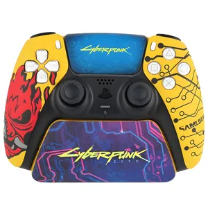 دسته بازی پلی استیشن 5 سونی مدل cyberpunk 2077 به همراه استند نگهدارنده