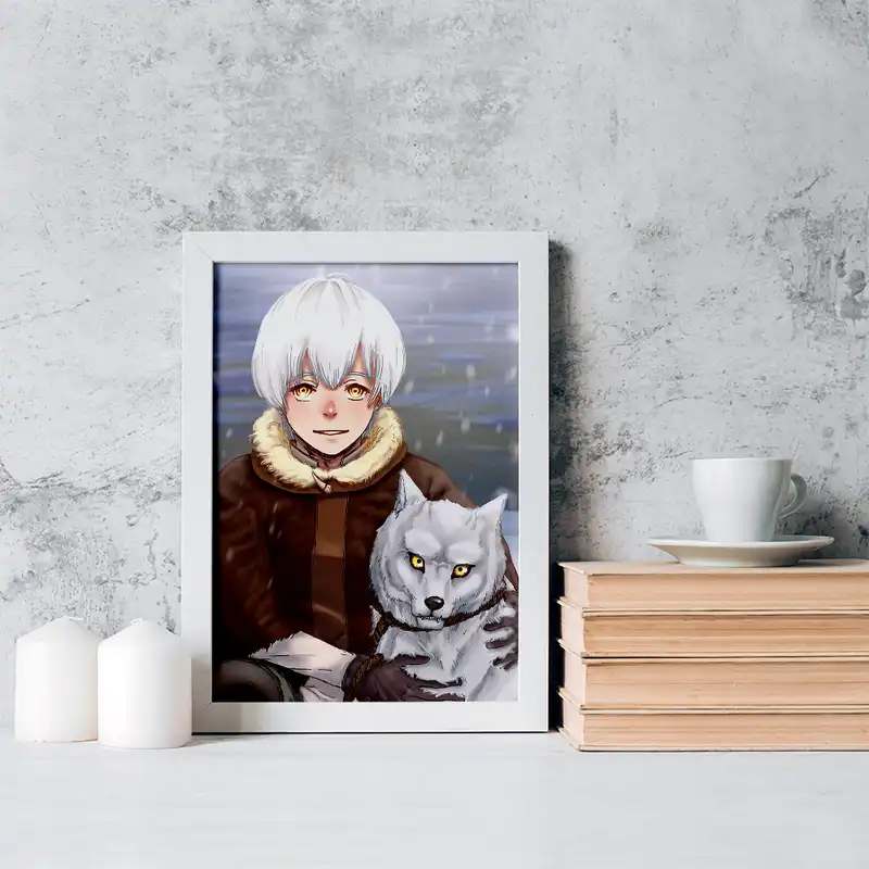 تابلو خندالو مدل فوشی انیمه به تو ای ابدی کد 15686