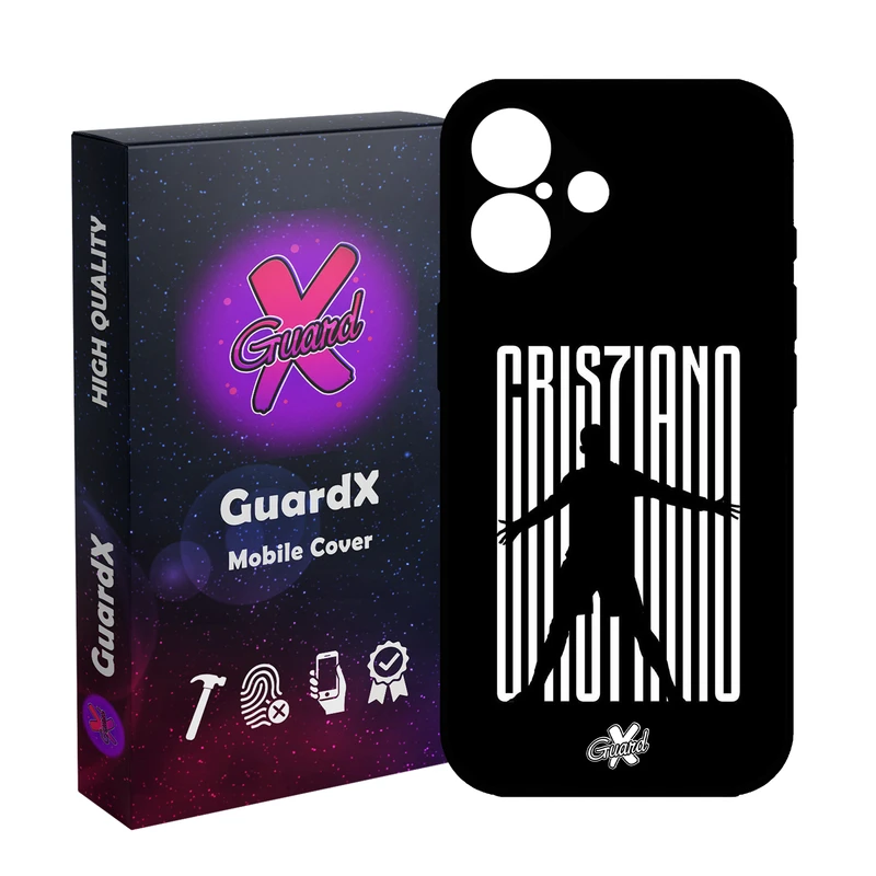 کاور گارد ایکس طرح CR7 مدل 10115 مناسب برای گوشی موبایل اپل iPhone 16