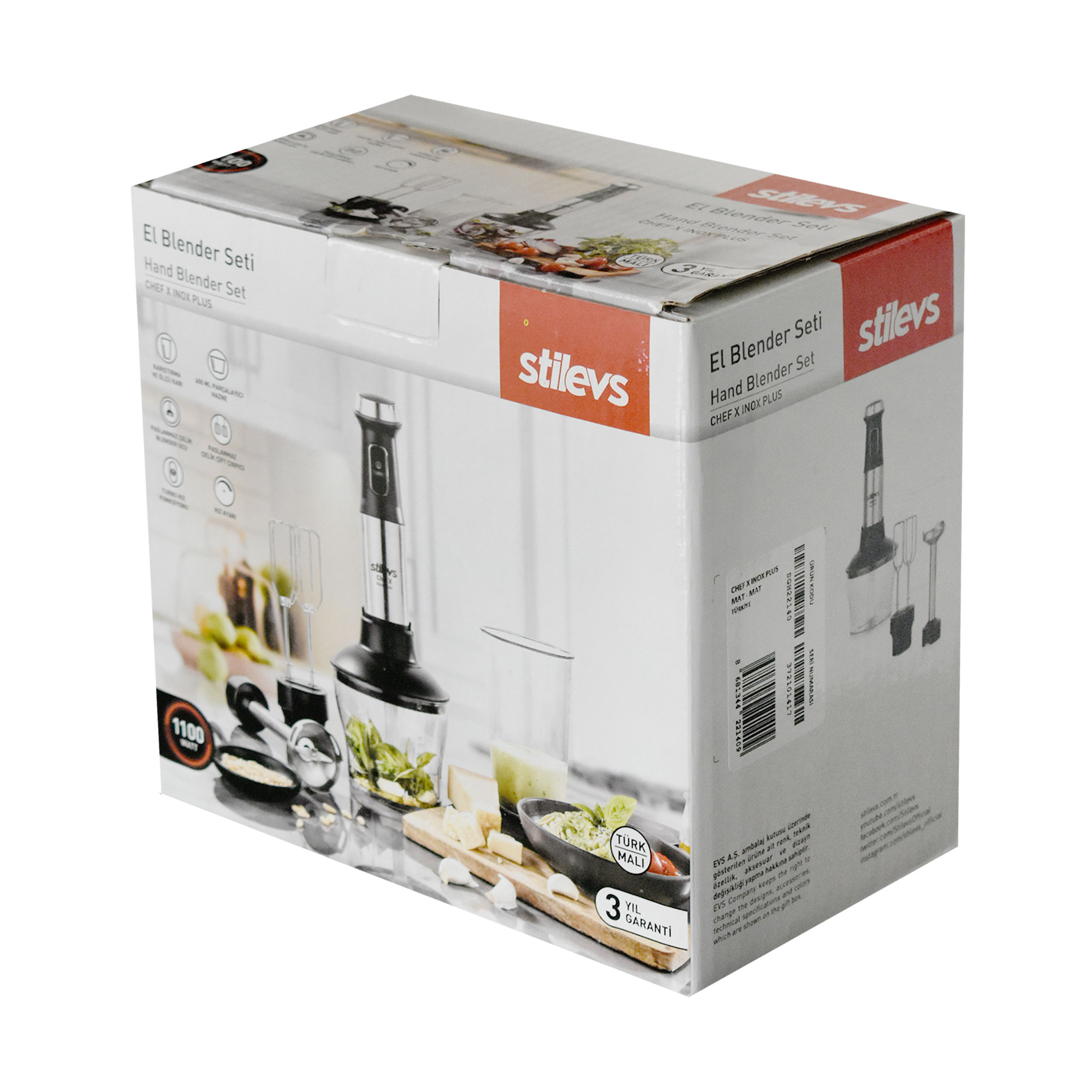 مخلوط کن و آسیاب کن استیلوز مدل El blender seti مخلوط کن و آسیاب کن استیلوز مدل El blender seti