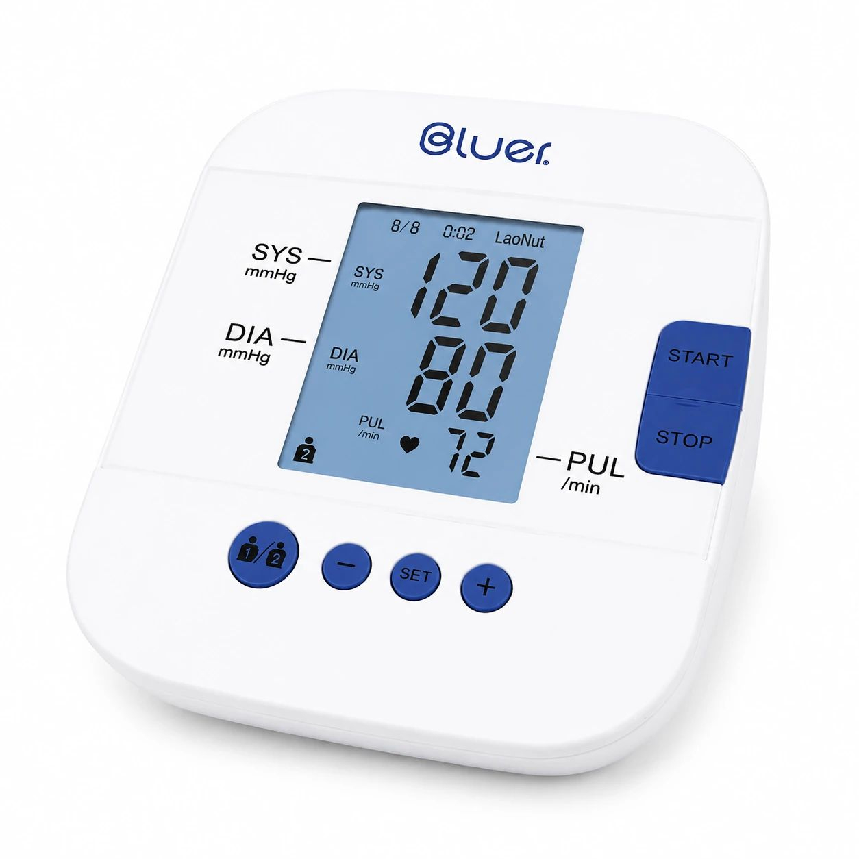 فشارسنج بازویی دیجیتال بلوئر Urion U80I آداپتور دار با منبع انرژی برق و باتری، اعلان صوتی فارسی، نمایش وضعیت باتری و سایز بازوی 22-42 سانتی‌متر￼
