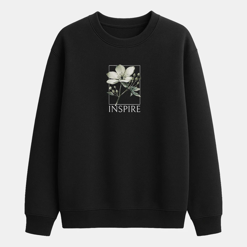 سویشرت زنانه باهرپوش شرق مدل ساده گل اسپرت z438