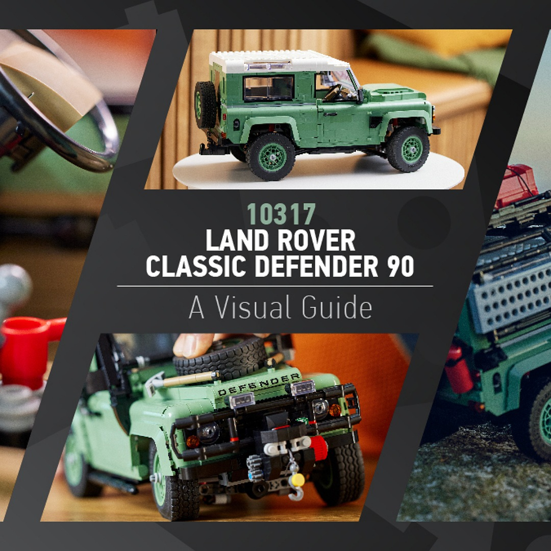 لگو سری لندرور دیفندر مدل Land Rover Classic Defender 90 کد 10317 لگو سری لندرور دیفندر مدل Land Rover Classic Defender 90 کد 10317