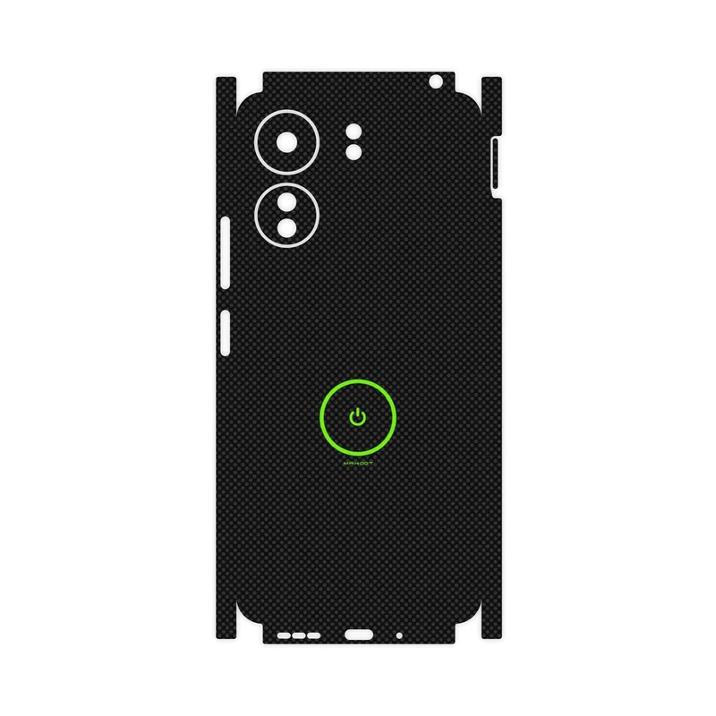 برچسب پوششی ماهوت مدل Minimal Power Button-FullSkin مناسب برای گوشی موبایل شیائومی Poco C65