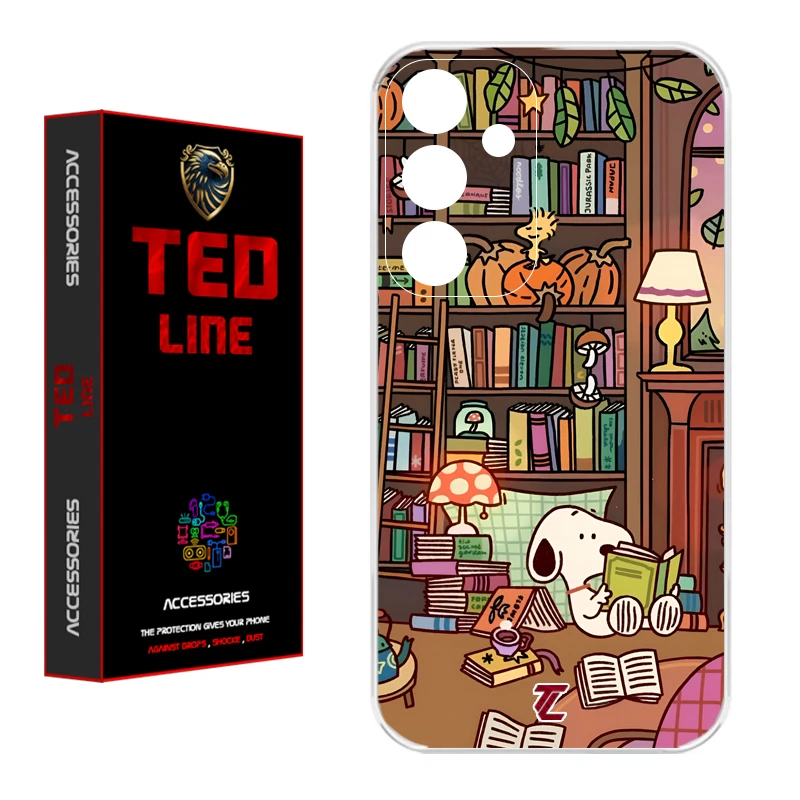 کاور تدلاین طرح اسنوپی کد 1218 مناسب برای گوشی موبایل سامسونگ Galaxy A26