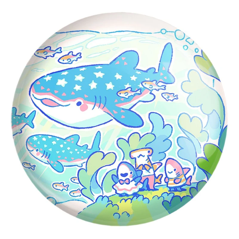 پیکسل خندالو طرح کوسه خنگ کد 29387 مدل بزرگ