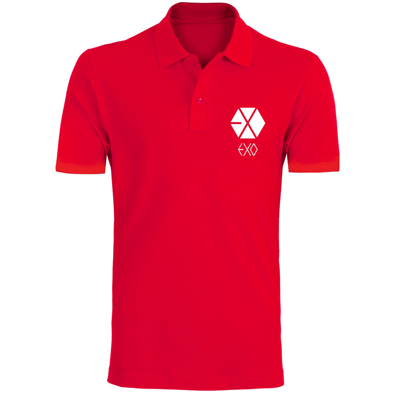 پولوشرت آستین کوتاه مردانه مدل EE19 رنگ قرمز