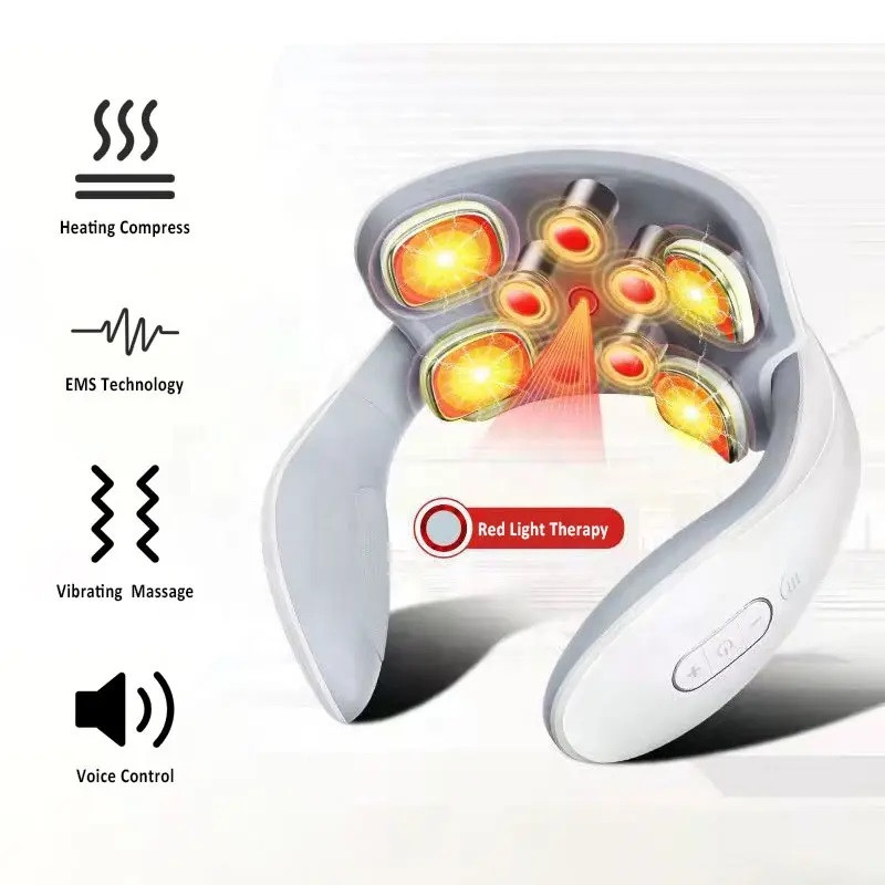 ماساژور گردن مدل Vibration ems heating 2024