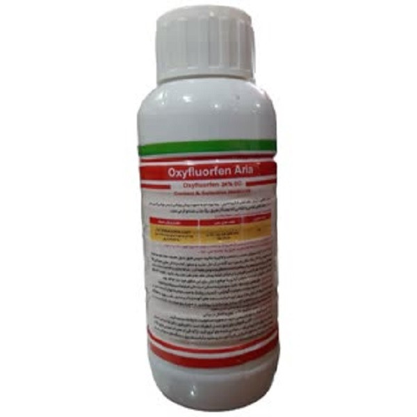 علف کش پیاز گل آریا شیمی مدل اکسی فلورفن حجم 500 میلی لیتر