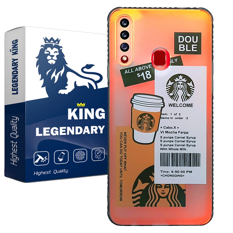  کاور لاین کینگ مدل هولوگرامی ss مناسب برای گوشی موبایل سامسونگ Galaxy A20s