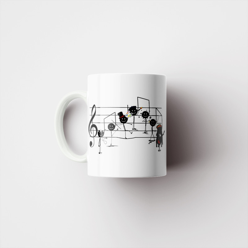 ماگ طرح موسیقی کد 635