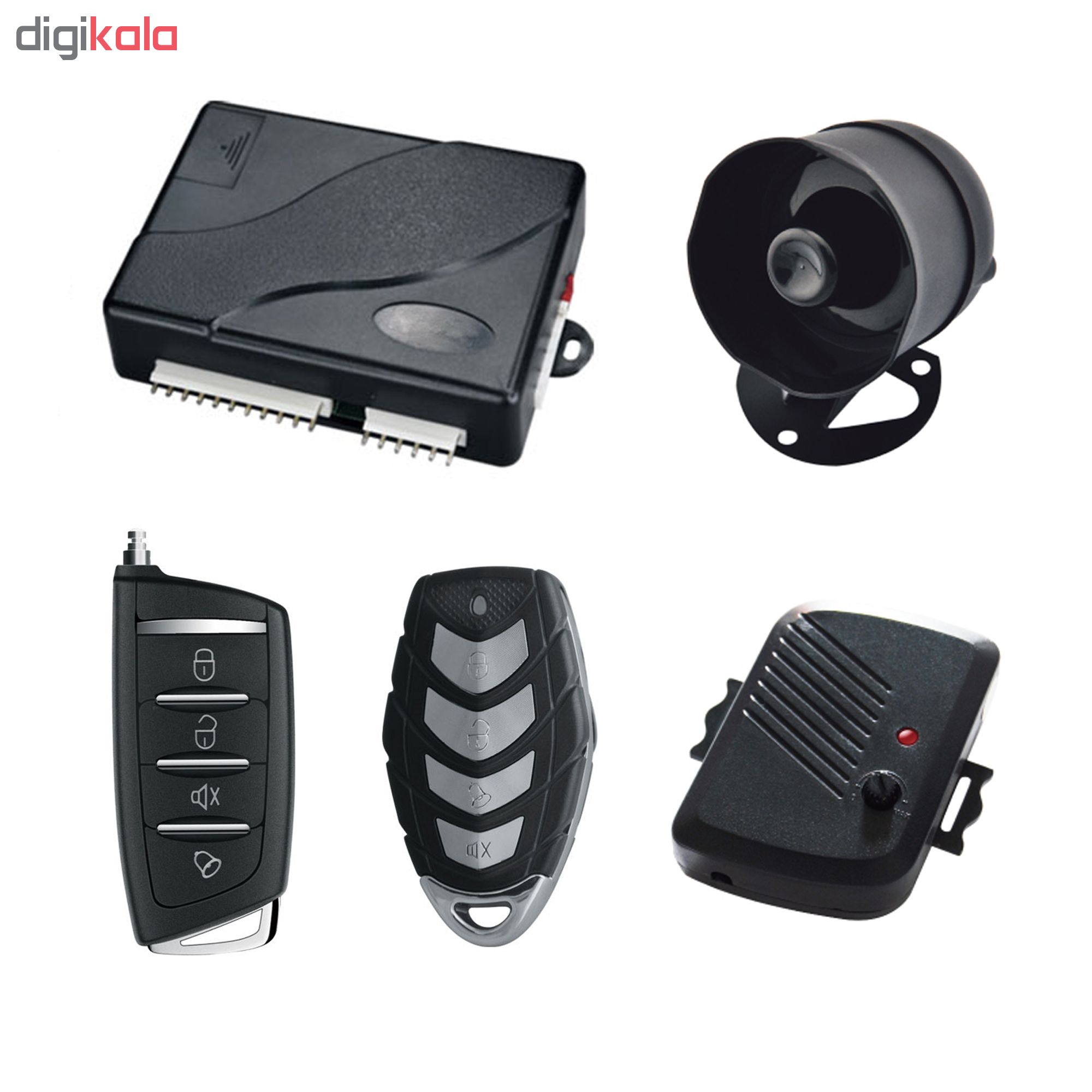 گیر خودرو استیلاک مدل هوتای کد ریموت HUATAI Car Alarm Stelock A509 A479