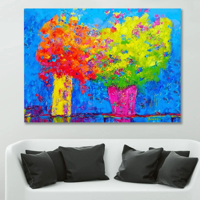 تابلو شاسی گالری استاربوی طرح گل مدل Amazing 450