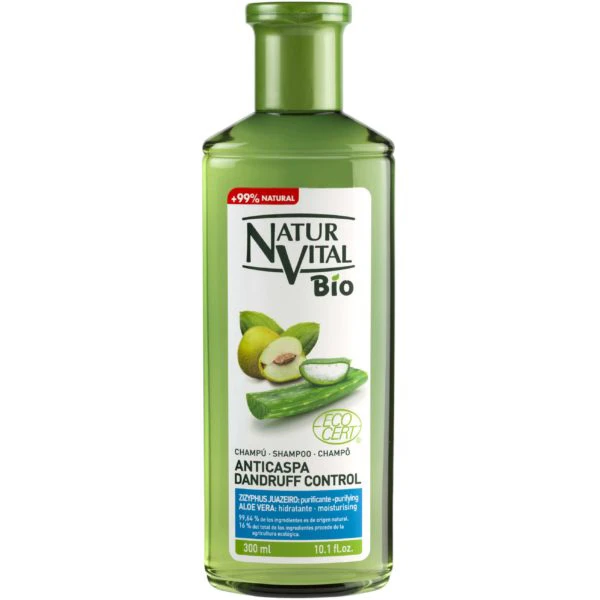 شامپو ضد شوره مو نچرال ویتال سری BIO مدل Dandruff Control حجم 300 میلی لیتر
