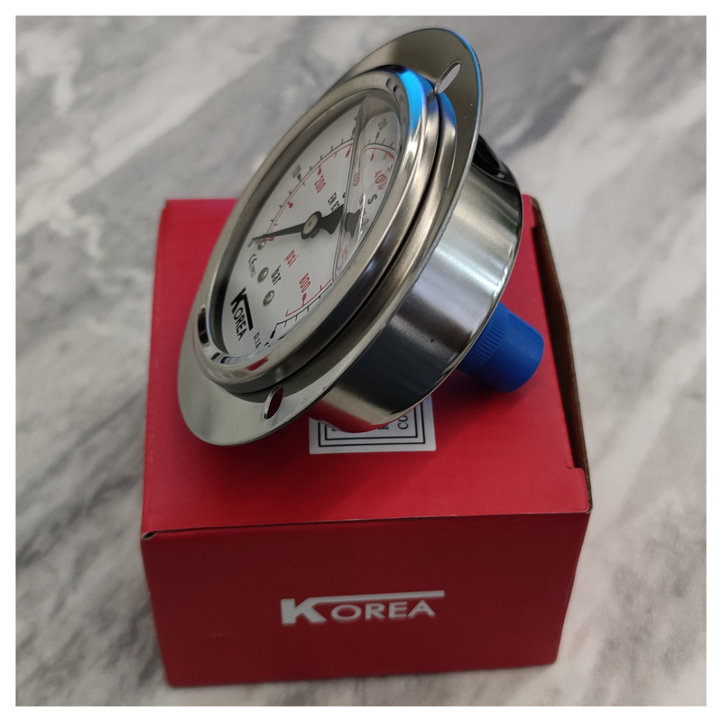 گیج فشار کره مدل 6cm-back-60bar گیج فشار کره مدل 6cm-back-60bar