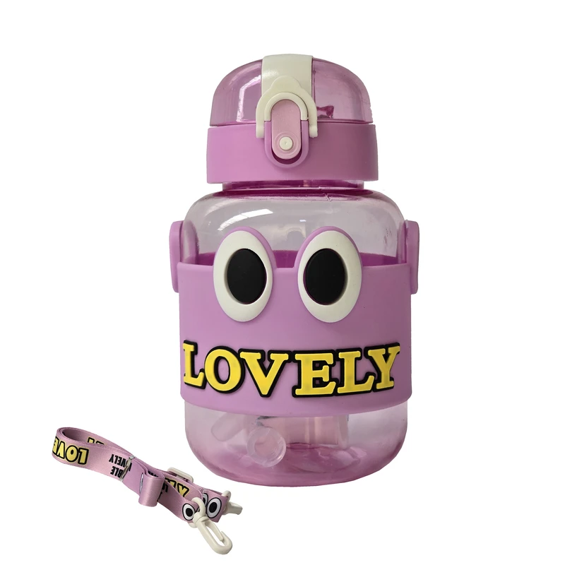 قمقمه کودک مدل دو چشم طرح LOVELY گنجایش 0.65 لیتر