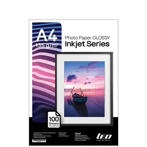 LEOCOM A4 Glossy Photo Paper 135 gr Pack of 100