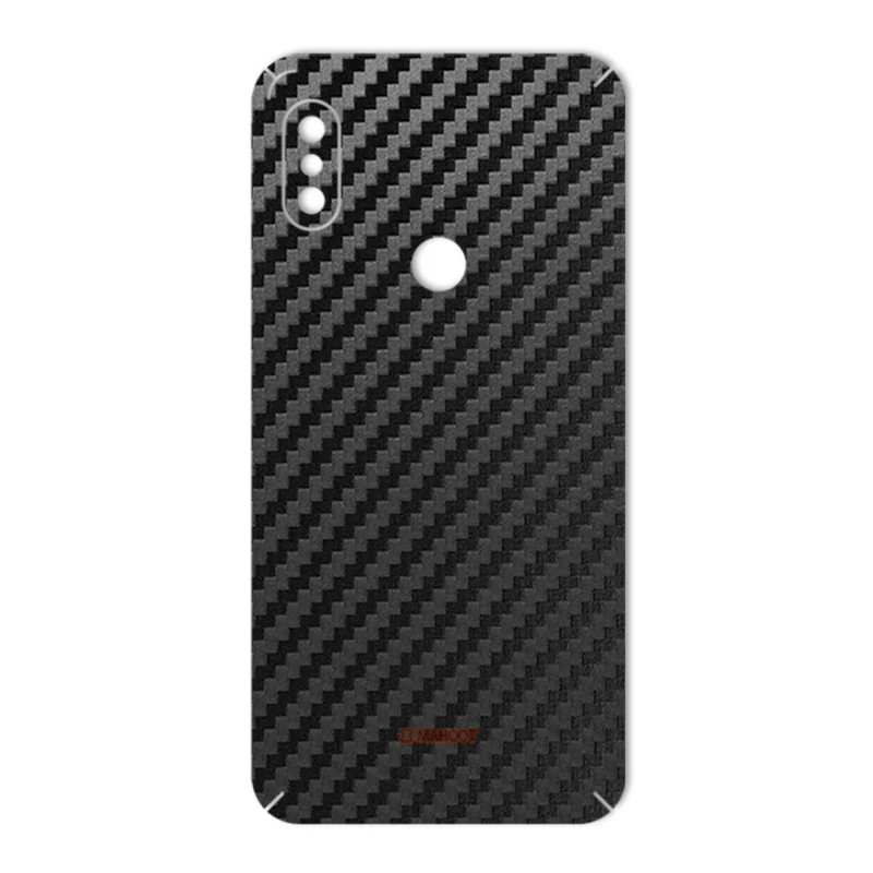 برچسب پوششی ماهوت مدل Carbon-fiber Texture مناسب برای گوشی XIAOMI REDMI NOTE 6 PRO