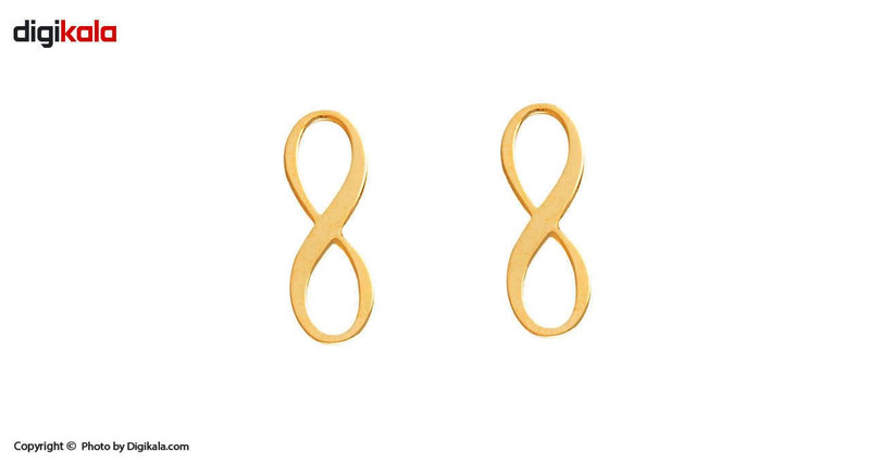 گوشواره طلا 18 عیار زنانه ماهک مدل ME0650 - 2