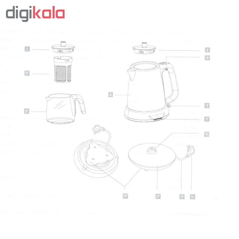 چای ساز رابیلوکس مدل AlfaLux & GeoTech چای ساز رابیلوکس مدل AlfaLux & GeoTech