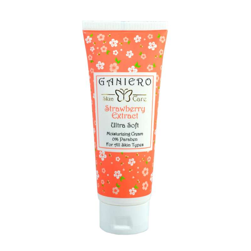 کرم مرطوب کننده گانیرو مدل Strawberry extract حجم 75 میلی لیتر