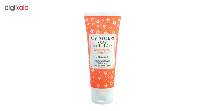 کرم مرطوب کننده گانیرو مدل Strawberry extract حجم 75 میلی لیتر