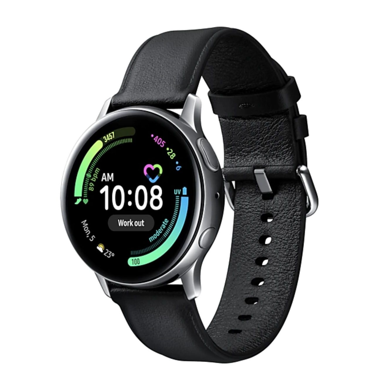 ساعت هوشمند سامسونگ مدل Galaxy Watch Active2 40mm Leatherband Smart بند چرمی -  - 9