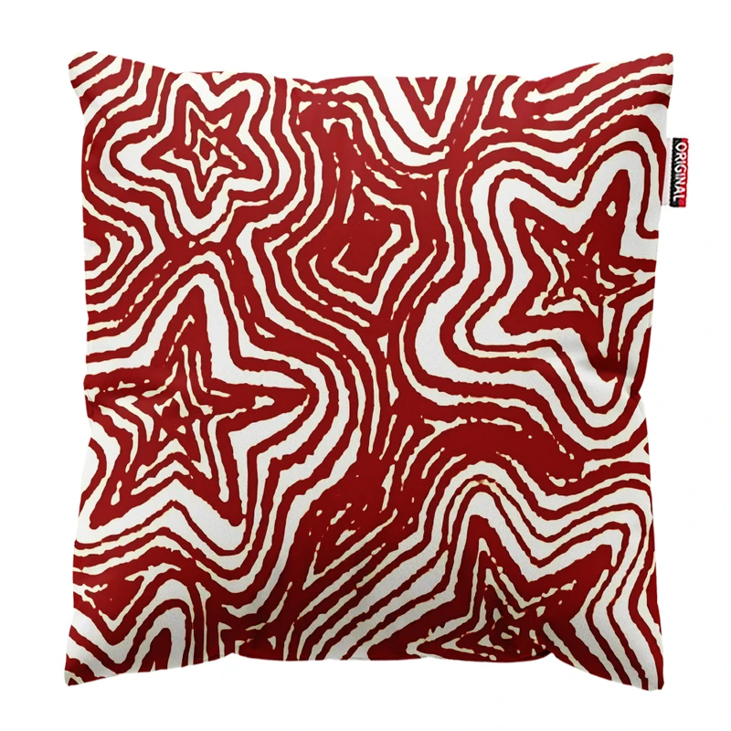 کوسن پاد آفرین مدل مینیمال طرح ستاره کد PK304345 سایز 30*30 سانتی متر
