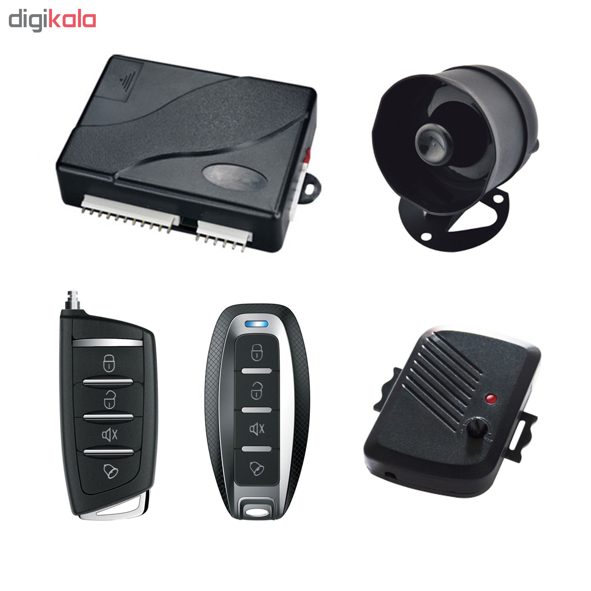 دزدگیر خودرو استیلاک مدل هوتای کد ریموت HUATAI Car Alarm Stelock A536 A479