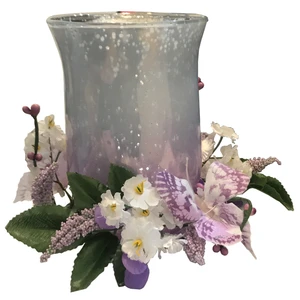جا شمعی کندل گاردن مدل Purple  Butterfly