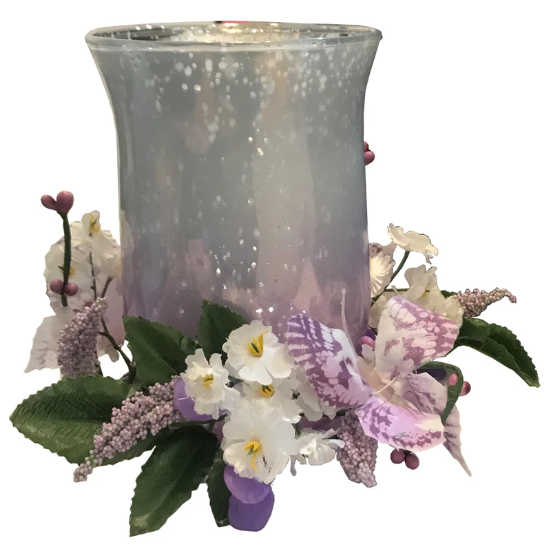 جا شمعی کندل گاردن مدل Purple  Butterfly