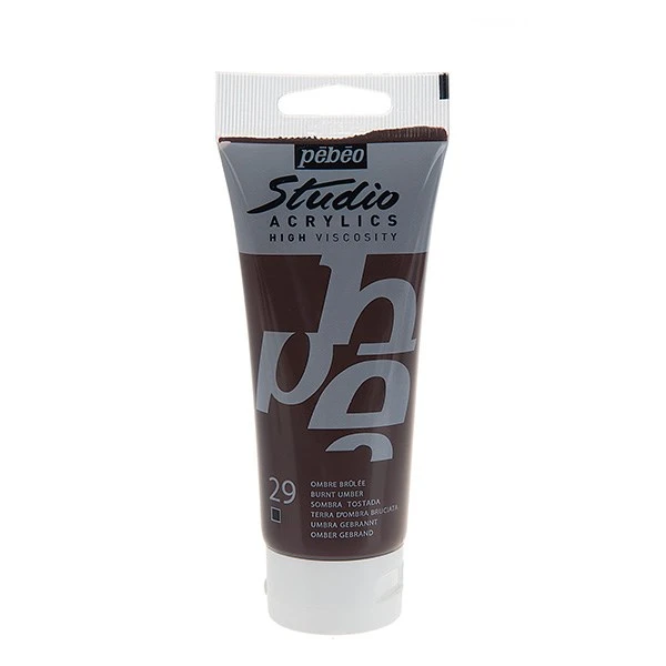 رنگ اکریلیک استدیو پ ب او - ظرفیت 100 میلی لیتر - کد رنگ 29