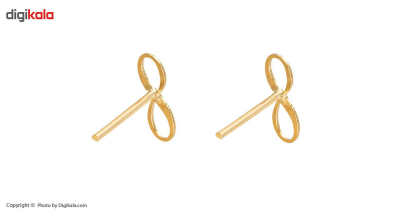 گوشواره طلا 18 عیار زنانه ماهک مدل ME0650 - 4